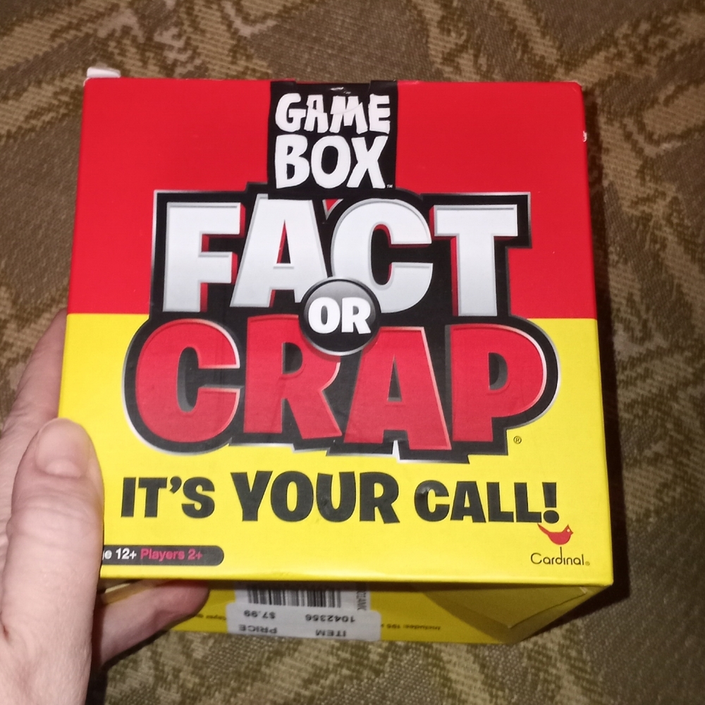 Fact or Crap Party Card Game
